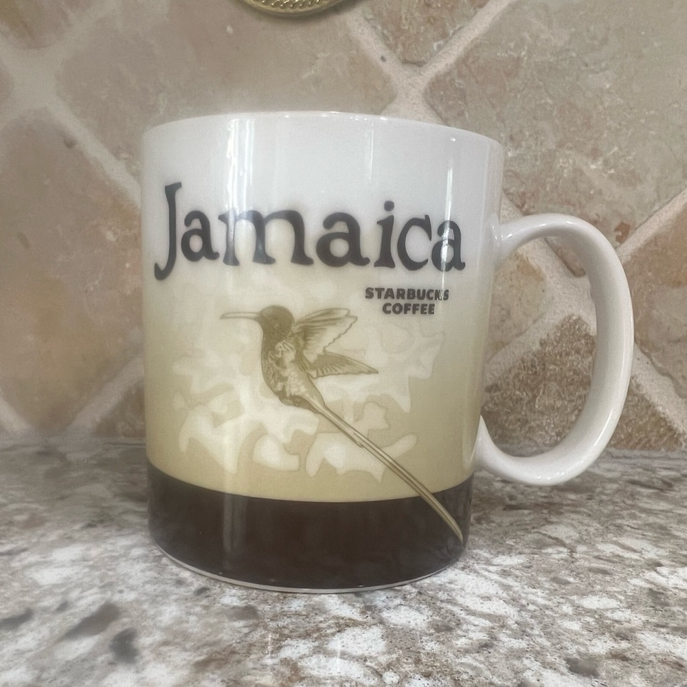 Starbucks Jamaica Global Icon Collector Coffee Mug 16 oz. EUC